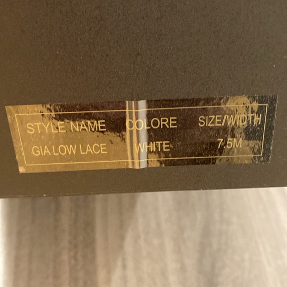 NWT Frye Gia Low lace leather tennis shoe. Size 7.5 - Picture 10 of 10